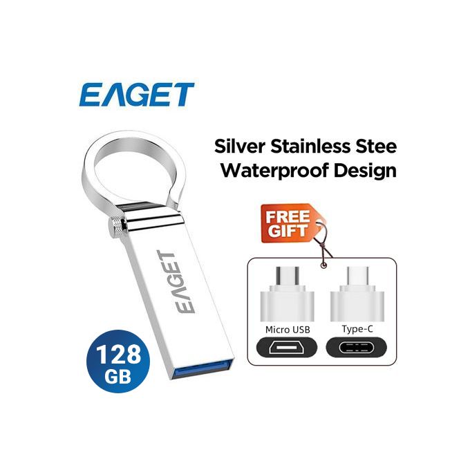 EAGEAT EAGEAT Eaget Pen Flash Drive 3.0 128GB - Metal OTG Micro USB Type-C