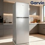 Garvio Garvio Fridge GHBX-170A Double Door -140 Liters Refrigerator-silver