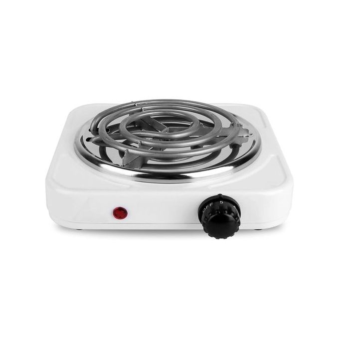 Generic Electric Hot Plate electric stove 1000W Portable Countertop Burner & Electric Stove, 5-Level Temp Cast Iron Single Burner Cooktop for Home/RV/Camping-white - white