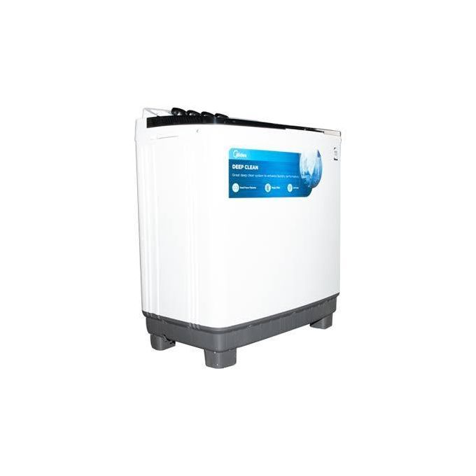 Midea Midea 7KG Twin Tub Semi-Automatic Washing Machine(MT100W70/W-GH) - White (MT100W70/W-GH)