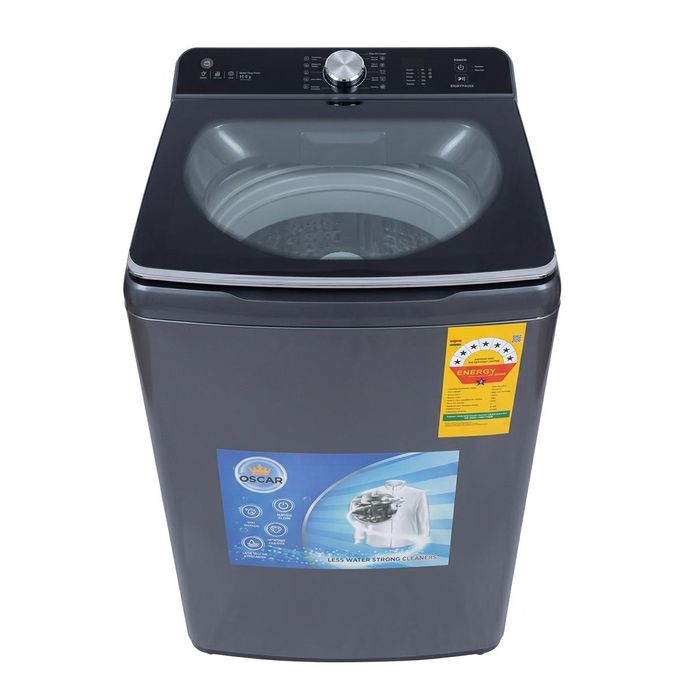 Oscar Oscar 11kg Top Load Washing Machine – High Capacity, Powerful Cleaning & Energy Efficient – Silver