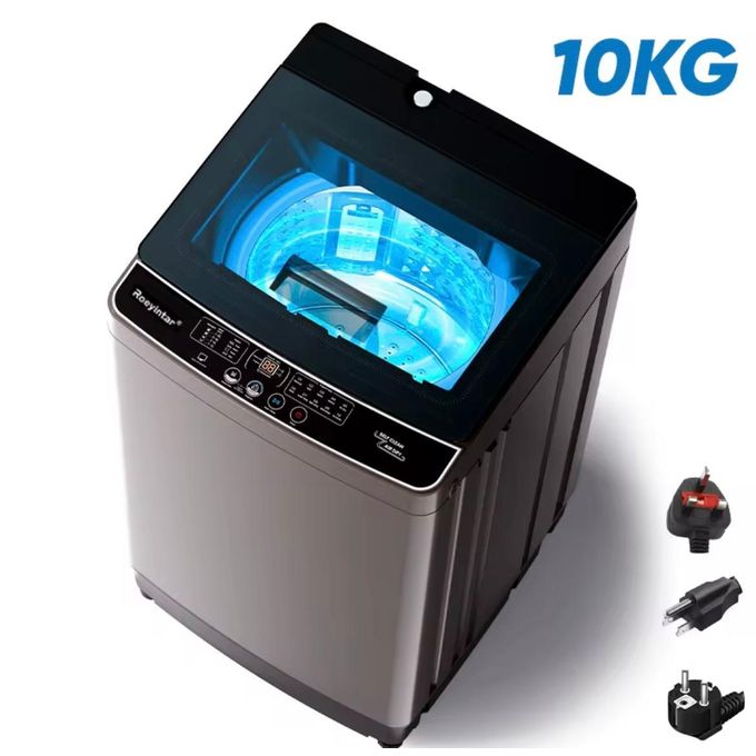 Top Loader Fully Automatic Washing Machine 10kg -Black